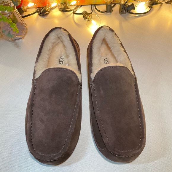 UGG Men\'s Ascot Slipper, Espresso, US 8 main image 6